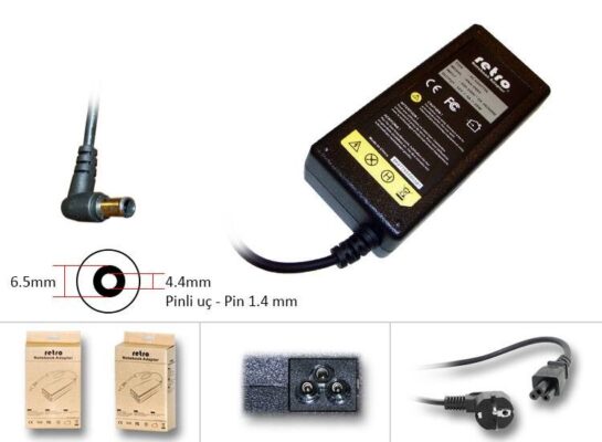 Sony 16V 4A 65W VGP-AC16V14 Notebook Adaptör RNA-SN03  