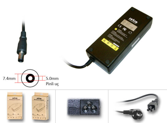 Dell 130W Pinli Uç Notebook Adaptör RNA-DL05  