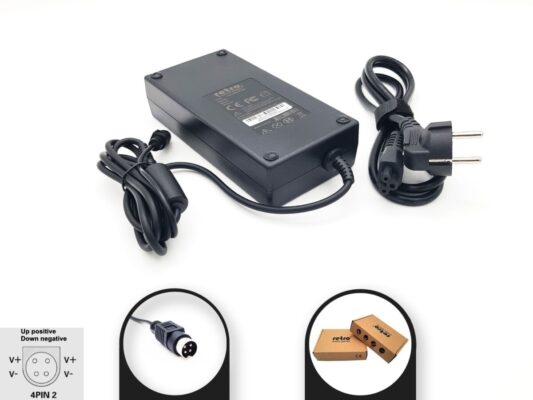 15V 8A 120W 4-Pin DIN Erkek 4PIN2 Güç Adaptörü RNA-TS04  