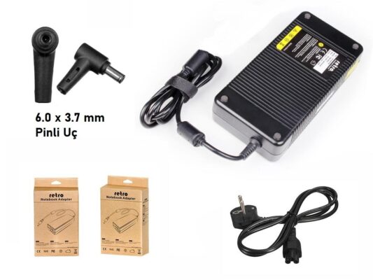 Asus 19.5V 11.8A 230W Pinli Uç (6.0 mm) Notebook Adaptör RPA-AC330  