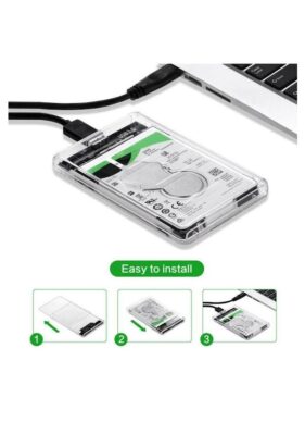 2.5 Hdd Kutusu Usb 3.0 Sata Harddisk Kutu - Şeffaf