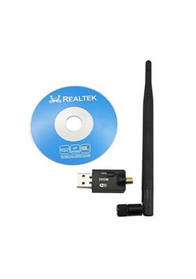 300Mbps Wireless USB Wi-Fi Adaptör Dongle 5Dbi Anten Network Lan  