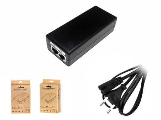 24V 2A 48W Gigabit POE Adaptör + Injector  