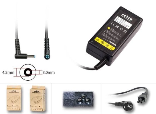 Hp Compaq 65W Pinli Uç 4.5mm Notebook Adaptör RNA-HC12  