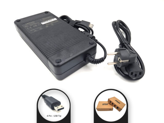 MSI 19.5V 16.9A 330W 4 Pin USB Tip Notebook Adaptör RPA-AC344  
