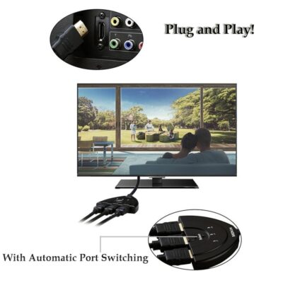 3 Port Hdmi  Çoğaltıcı Hdmı Switch Hdmi Çoklayıcı  