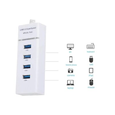 4 Port Usb 3.0 Hub - Usb Çoklayıcı 5Gbps Chipli Versiyon  