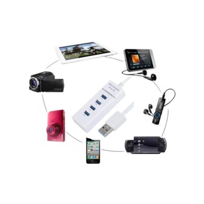 4 Port Usb 3.0 Hub - Usb Çoklayıcı 5Gbps Chipli Versiyon  