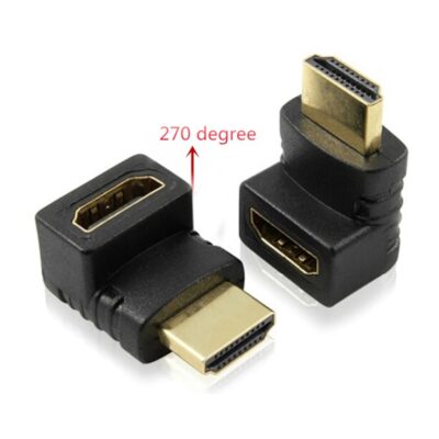 HDMI Dirsek Adaptörü Hdmi L Çevirici Uzatma Dönüştürücü 270 derece  