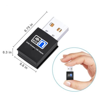 300Mbps Wireless USB WiFi Alıcı Kablosuz internet Alıcı wifi dongle