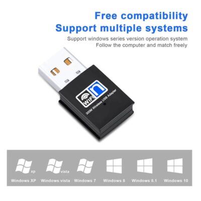 300Mbps Wireless USB WiFi Alıcı Kablosuz internet Alıcı wifi dongle
