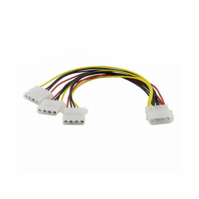 Power Çoklayıcı Kasa İçi 4 Pin Molex 1 Erkek 3 Dişi Kablo  