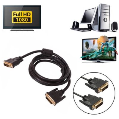 3 Metre Dvi Kablo Dvi Görüntü Kablosu - 24+1 Dvi Kablo Altın Uç  