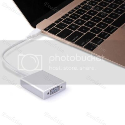 USB TYPE-C To Vga Çevirici Dönüştürücü Kablosu Typec Vga Type-C