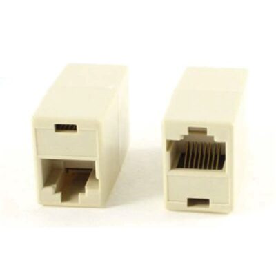 Adsl kablosu ek aparatı cat5 cat6 uzatma birleştirme ek 2 adet  