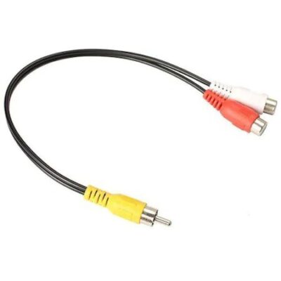 Anfi Y Kablo 1 Erkek 2 Dişi Rca Lale Kablo  