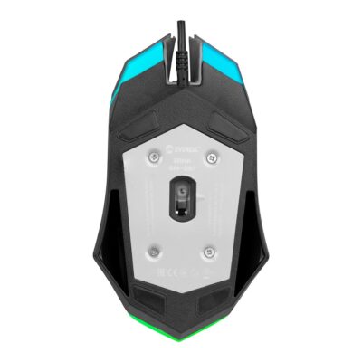 USB Kablolu Rainbow Aydınlatmalı Oyuncu Mouse Siyah  