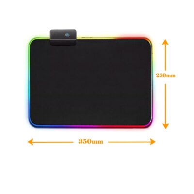 RGB Mouse Pad - 25*35cm Kaymaz Taban RGB Işıklı Mousepad  