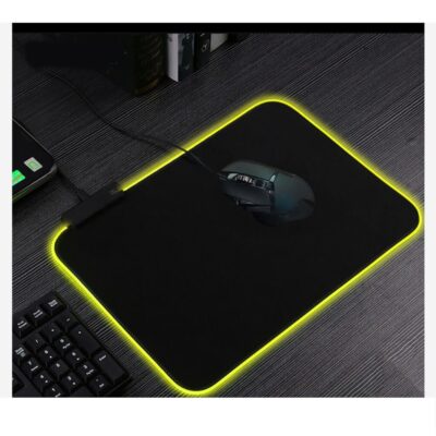 RGB Mouse Pad - 25*35cm Kaymaz Taban RGB Işıklı Mousepad  