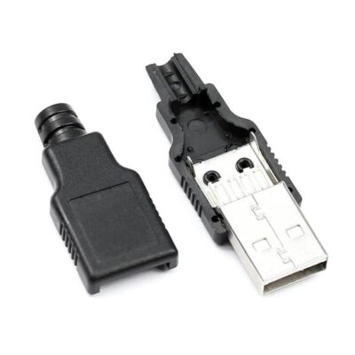 USB A Erkek Konnektör - Usb Erkek Soket 2 adet  