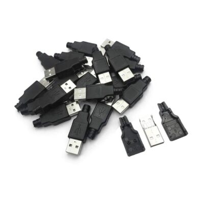 USB A Erkek Konnektör - Usb Erkek Soket 2 adet  