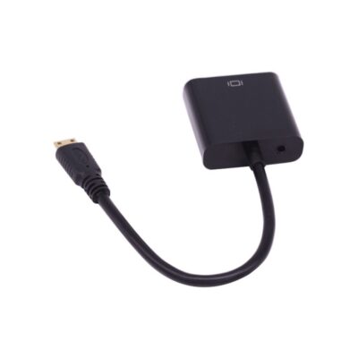 Mini Hdmi to VGA Tablet Vga Çevirici ve Tablet Projeksiyon Uyum +Ses  