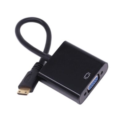 Mini Hdmi to VGA Tablet Vga Çevirici ve Tablet Projeksiyon Uyum +Ses  