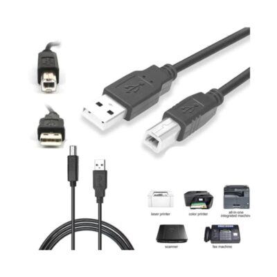 USB Yazıcı Kablosu HP Canon Brother Printer Kablosu 1.8 Metre