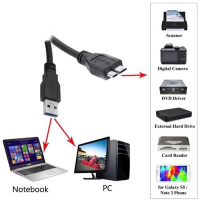 Micro USB 3.0 Kablo Harddisk Kablosu harici disk kablo hdd kablo  
