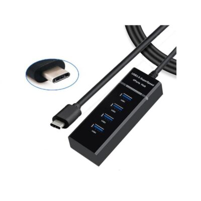 USB Type C to 4 Port Usb 3.0 Çevirici Hub Çoklayıcı Type-C