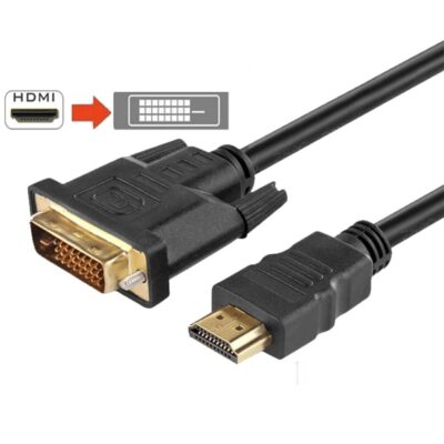 1.8m Hdmi to Dvi 24+1 Dvi to Hdmi Kablo  