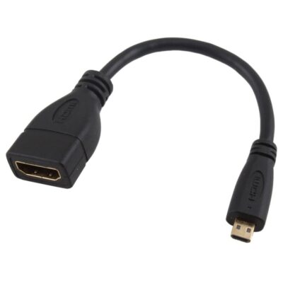 Mikro Micro Hdmi Erkek to Hdmi Dişi Uzatma - Micro HDMI to HDMI  