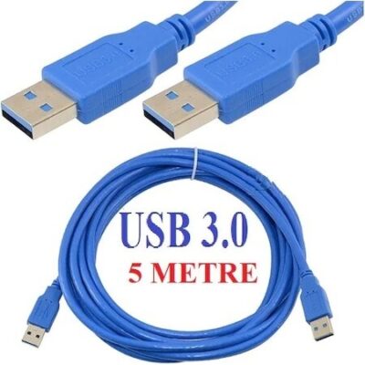 Usb 3.0 Erkek Erkek Usb Uzatma Kablo Bağlantı Kablo 5 Metre  