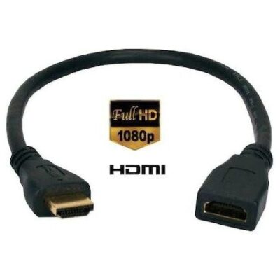 50 cm Hdmi Uzatma Kablosu HDMI KABLO ERKEK DİŞİ ÇEVİRİCİ