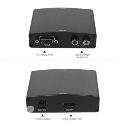 Hdmi to Vga Çevirici - Receiver hdmi vga çevirici hdmi vga dönüştürücü  