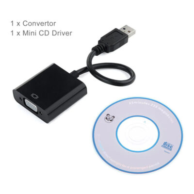 USB 3.0 to VGA Görüntü Aktarıcı Çevirici Adaptör Usb to Vga  