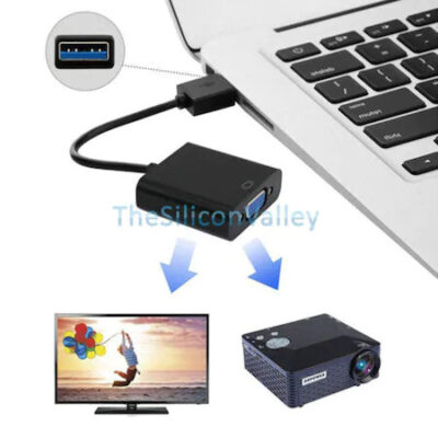 USB 3.0 to VGA Görüntü Aktarıcı Çevirici Adaptör Usb to Vga  