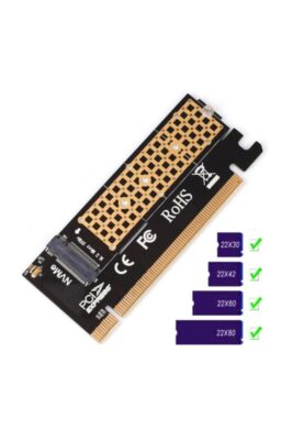 M.2 NVMe SSD NGFF To PCI-E 3.0 X16 Adaptör M Key Kart Çevir  