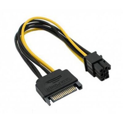 Sata to 6 Pin PCI-Express Ekran Kartı Power Çevirici Güç Kablosu  