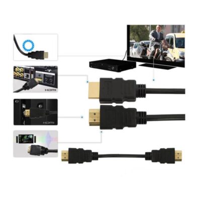50 cm Kısa Hdmi Kablo Uydu Alıcısı PS3 Full HD 3D Destekli  
