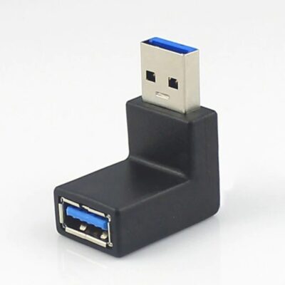 Usb 3.0 Dirsek 90 Derece L Tipi Çevirici Dişi Erkek Uzatma Aparat  