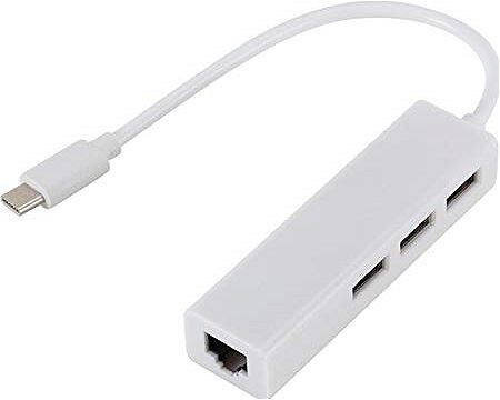 Usb 3.1 Type C Çoklayıcı 3 Port Hub Typec Ethernet Rj45 Network Typec  