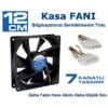 8cm Kasa Fanı Siyah 80*80*25mm Kasa Soğutucu Fan Sessiz  
