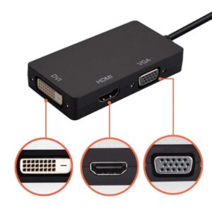 Displayport Hdmi Vga Dvi Çevirici DP Hdmi Vga Dvi Dönüştürücü