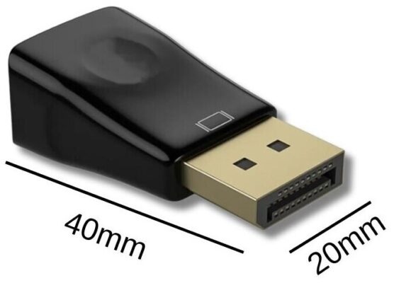 Displayport To Vga Çevirici Dönüştürücü Adaptör Dp to Vga
