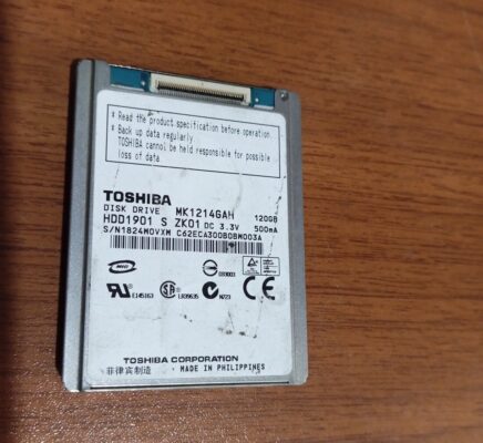 toshiba 1901 s zk01 mk1214gah 120 gb 1.8" hdd mac hard disk  