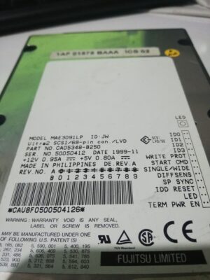 Fujitsu MAE3091LP SCSI HARDDISK 68 pin Scsi hdd  
