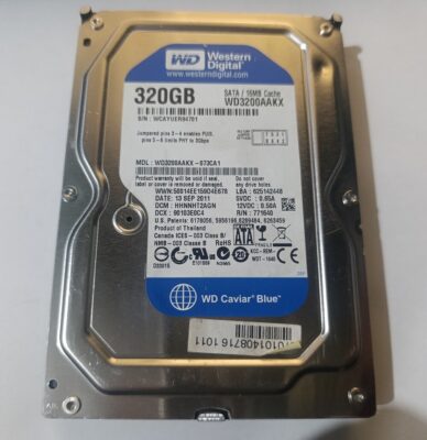 Western Digital Wd 320 gb sata WD3200AAKX hdd  
