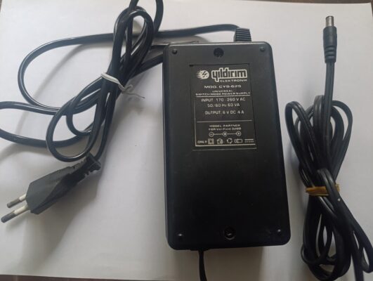 dc 6v 4a 6 volt 4 amper adaptör  