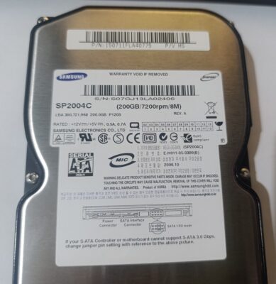 Arızalı SP2004C 200GB Hard Disk Hdd Hard Drive  